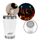 Copo Térmico com Tampa 473ml [Branco Brilha]