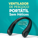 Ventilador de Pescoço Portátil [Preto]