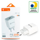 Fonte Carregador Turbo USB-C [20W/Pmcell]