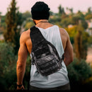 Mochila Bag Bolsa de Ombro Tática Militar [Preto/Cinza]