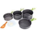 Conjunto de Panelas Camping Pesca [10 Peças]