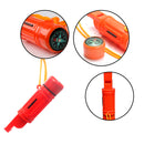 Apito de Emergência Sobrevivência com Bússola