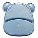 Kit Alimentação Bebê Infantil Ursinho 5 Peças [Azul]