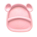 Kit Alimentação Bebê Infantil Ursinho 5 Peças [Rosa]