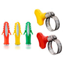 Kit de Fixação Abraçadeiras Buchas e Fixa Cabo