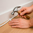 Kit 100 Fixador de Fios Cabos Parede com Prego [10mm]