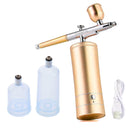 Aerógrafo Portátil Mini Compressor Sem Fio Bolo [Amarelo]