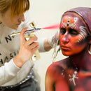 Aerógrafo Portátil Mini Compressor Sem Fio Bolo [Amarelo]