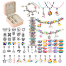 Kit Pulseira Bijuterias Infantil Miçangas e Berloques [66 Peças]
