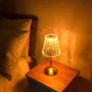 Luminária Abajur de Mesa Led 3 Cores Recarregável