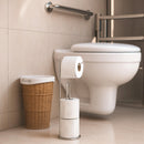 Suporte de Chão Porta Rolo Papel Higiênico