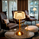 Luminária Abajur de Mesa Led 3 Cores Recarregável