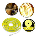 Fita de Led Neon Flexível Luz Amarela