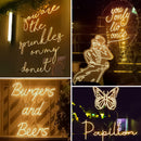 Fita de Led Neon Flexível Luz Amarela