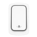 Campainha Residencial Dupla Sem Fio e Sem Bateria 38 Toques [Branco]