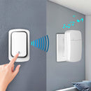 Campainha Residencial Dupla Sem Fio e Sem Bateria 38 Toques [Branco]