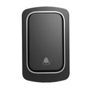 Campainha Residencial Dupla Sem Fio e Sem Bateria 38 Toques [Preto]