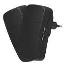 Campainha Residencial Dupla Sem Fio e Sem Bateria 38 Toques [Preto]