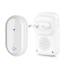 Campainha Autoalimentada Sem Fio e Sem Bateria com 38 Melodias [Branco]