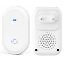 Campainha Autoalimentada Sem Fio e Sem Bateria com 38 Melodias [Branco]