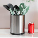 Porta Talheres Inox Utensílios Giratório Cozinha