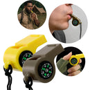 Apito de Emergência com Bússola e Cordão