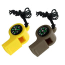 Apito de Emergência com Bússola e Cordão