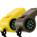 Apito de Emergência com Bússola e Cordão