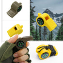 Apito de Emergência com Bússola e Cordão