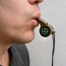 Apito de Emergência com Bússola e Cordão