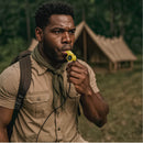 Apito de Emergência com Bússola e Cordão