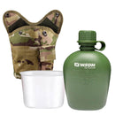 Cantil Militar com Porta Cantil 1 Litro [Camuflado]