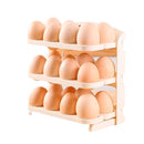 Porta Ovos Organizador Dobrável 3 Andares [24 Ovos]