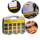 Maleta Plástica Organizadora com Divisórias e Alça