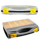 Maleta Plástica Organizadora com Divisórias e Alça