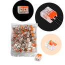 Conector Emenda de Fios 2 Vias Flat [100 Unidades]