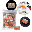 Conector Emenda de Fios 4 Vias Flat [50 Unidades]