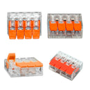 Conector Emenda de Fios 4 Vias Flat [50 Unidades]
