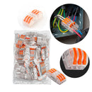 Conector Emenda de Fios Inline 3 Vias Cristal [50 Unidades]