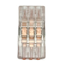 Conector Emenda de Fios Inline 3 Vias Cristal [50 Unidades]