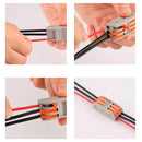 Conector Emenda de Fios Inline 3 Vias [50 Unidades]