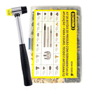 Botões de Pressão Metal com Martelo Duplo [120 Peças]