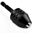 Mini Mandril Aperto Rápido 8mm Adaptador Parafusadeira