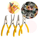 Kit de Alicates para Anéis Interno Externo Curvo Reto [4 Peças]
