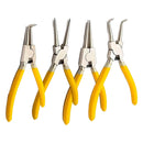 Kit de Alicates para Anéis Interno Externo Curvo Reto [4 Peças]