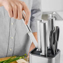 Cepo Porta Faca Organizador Inox