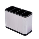 Escorredor Porta Talheres Inox com Drenagem [4 Divisões]