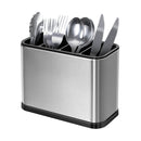 Escorredor Porta Talheres Inox com Drenagem [4 Divisões]