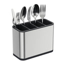 Escorredor Porta Talheres Inox com Drenagem [4 Divisões]