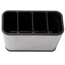 Escorredor Porta Talheres Inox com Drenagem [4 Divisões]